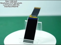 바 타입 LCD 디스플레이 2.86인치 해상도 376*960 픽셀 산업용 LCD 디스플레이